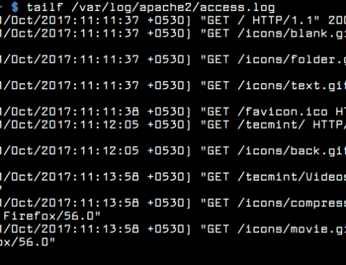 Apache e Log